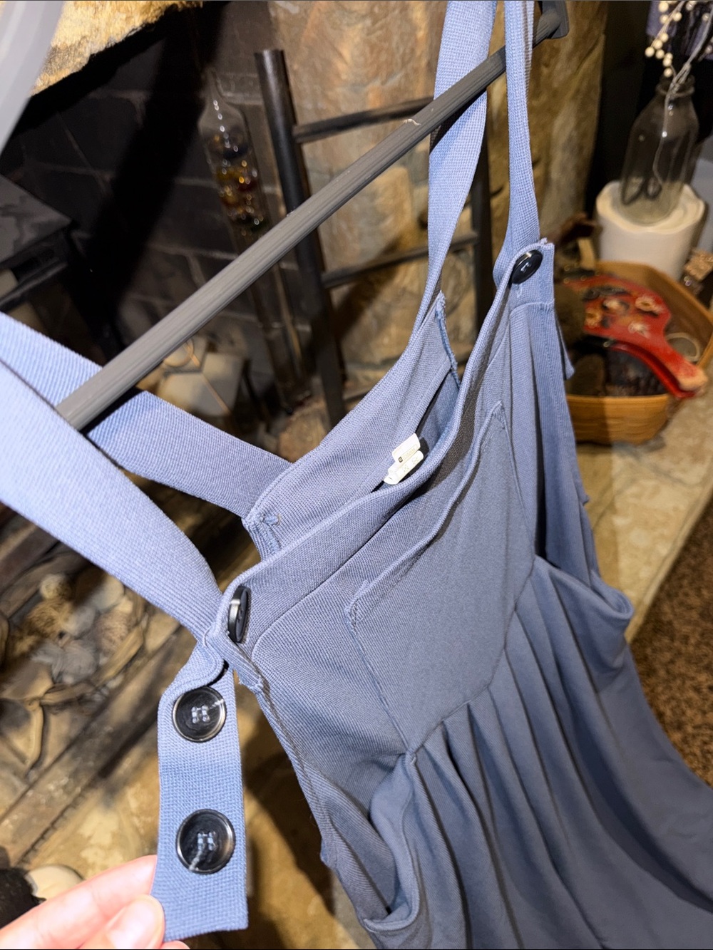 Halara Pockets Waffle Casual Overalls in “Mountain Spring” - Picture 9 of 11